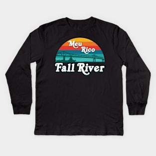 Meu Rico Fall River Kids Long Sleeve T-Shirt